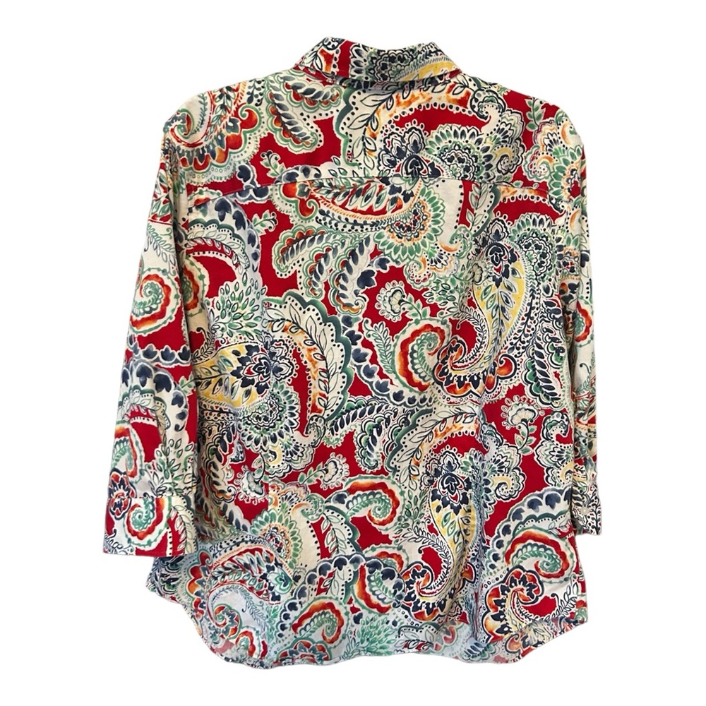 Chaps Women's Shirt Sz 2X No Iron - Picture 3 of 6